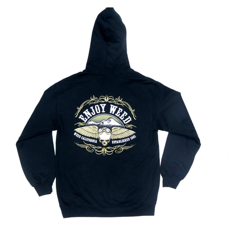 Weed Fire Dept Zip Hoodie